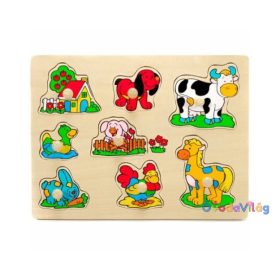 Fogantyús fa kirakójáték - Otthon