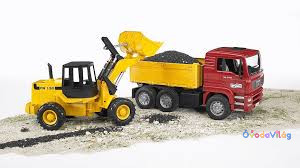 Bruder MAN TGA billencs lapátos kotrógéppel (02752)