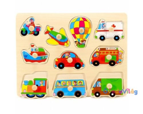 Fogantyús fa kirakó - Járművek