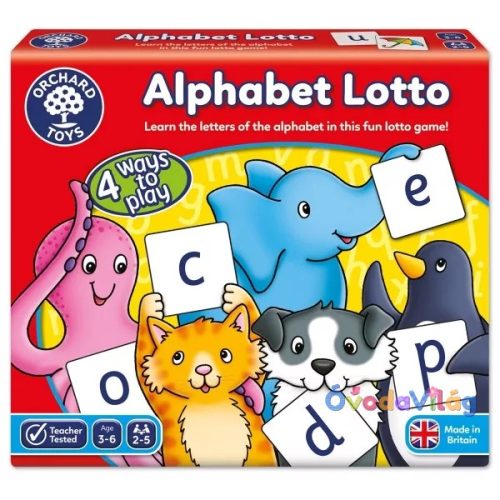 ABC lottójáték (Alphabet Lotto) ORCHARD TOYS OR083
