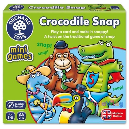 Krokodilos gyorsasági kártyajáték Krokodil! Taps!  ORCHARD TOYS 