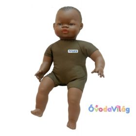 Afrikai baba 40 cm-es, textil testtel MINILAND-ovodavilag.hu