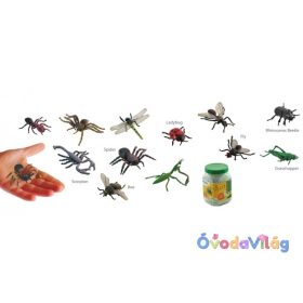 Rovar készlet 12 db-os, műanyag, MINILAND-ovodavilag.hu