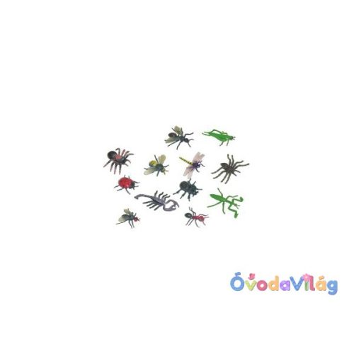 Rovar készlet 12 db-os, műanyag, MINILAND-ovodavilag.hu