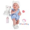 Berenguer élethű baba - lány cicával 38 cm JC Toys - ovodavilag.hu