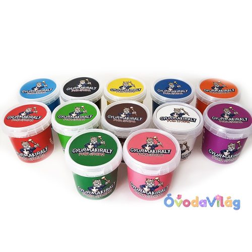 Gyurmakirály gyurma fehér színű-ovodavilag.hu