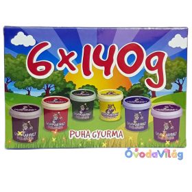 Gyurmakirály 6 db-os gyurma szett-ovodavilag.hu