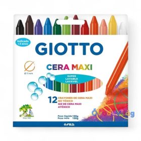 Zsírkréta 12 db-os Giotto Cera - Maxi