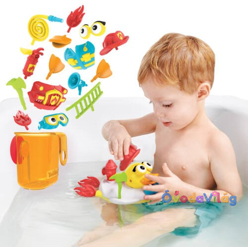 Yookidoo fürdőjáték - Építsünk tűzoltóautót!