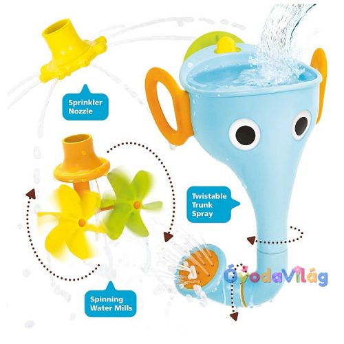 Yookidoo! Mókás Elelefántos tölcsér fürdőjáték (kék)