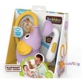 Yookidoo! Elefántos babazuhany fürdőjáték (lila)