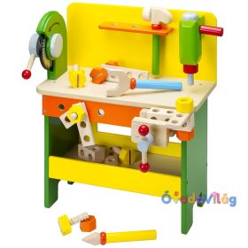 Fa játék munkapad köszörűvel (M)