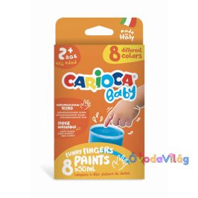 Carioca Baby ujjfesték 8 db-os 