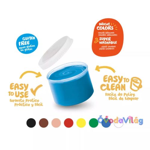 Carioca Baby ujjfesték 8 db-os 