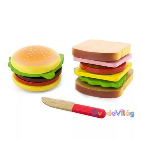 Játék szendvics és hamburger