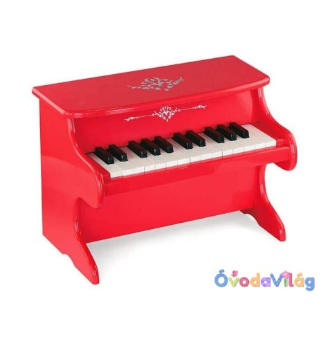 Fa játék zongora piros