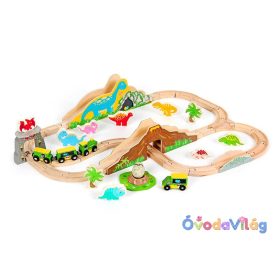 Fa Vonatkészlet Dínós 