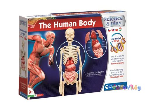 HUMAN BODY az emberi test tudományos játék Clementoni