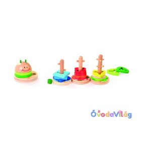 Mértani formalap akadályokkal (kukac)