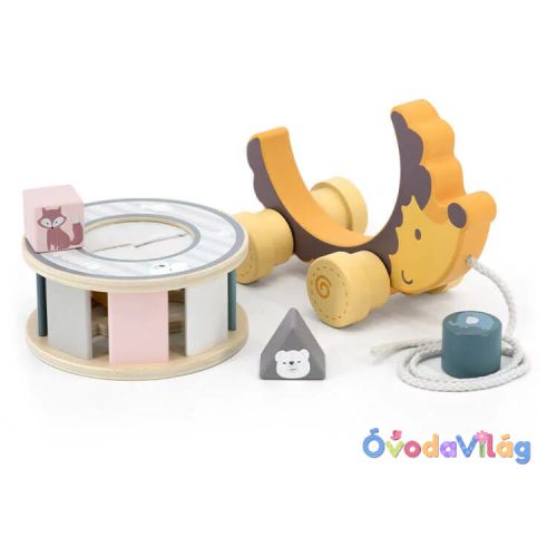 Húzogatós játék és formadoboz (süni) - PolarB