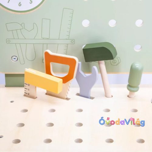 Fa játék munkapad - pasztell zöld (polarB)