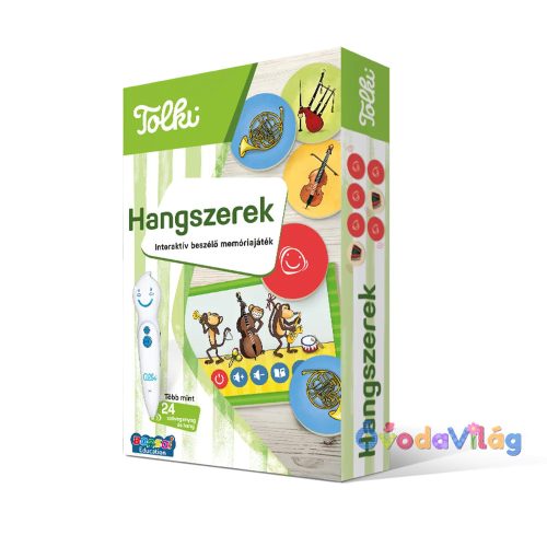 Tolki Hangszerek: Interaktív beszélő memóriajáték