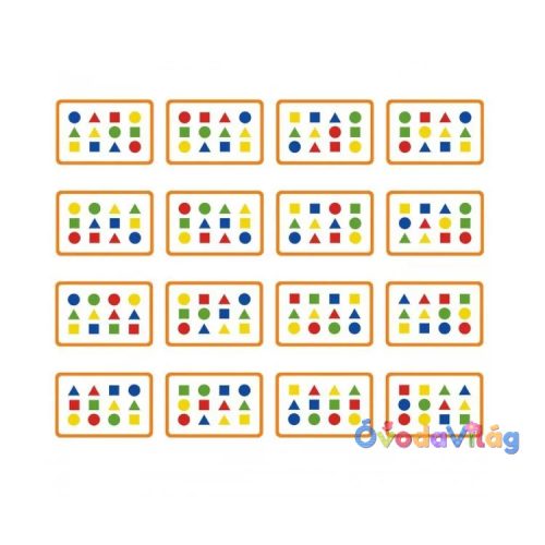 Szín és formakereső állványban