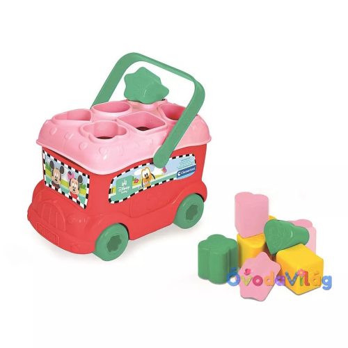 MINNIE SHAPE SORTER BUS formabedobó- Clementoni