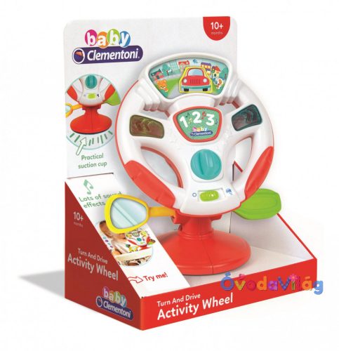 Activity Wheel - Játék kormány babáknak - Clementoni