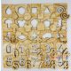 Fa oktató puzzle – Formák, tárgyak és számok vegyesen (50 db – véletlenszerű összeállítás)