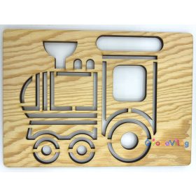 Rajzsablon – Járművek – Gőzmozdony