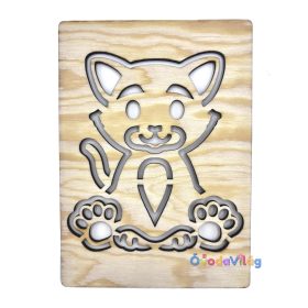 Rajzsablon – Tanyasi macska