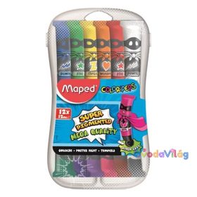 Tempera 12 db-os műanyag dobozban Meped-ovodavilag.hu