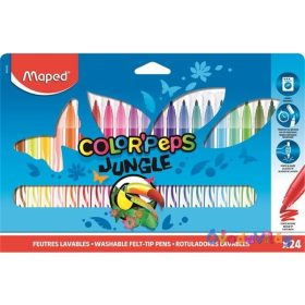 Filctoll készlet 24db-os MAPED "Color Peps Jungle" kimosható - ovodavilag.hu