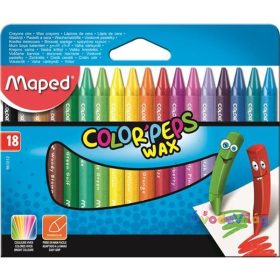 Zsírkréta 18 db-os Maped "Color Peps" Wax - ovodavilag.hu