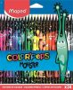 Színes ceruza készlet háromszögletű MAPED "Color'Peps Monster" 24 különböző szín