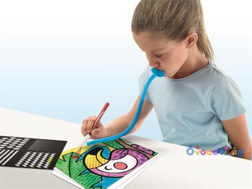 Fújós filctoll készlet MAPED CREATIV, "Blow pen Art" csíkozás