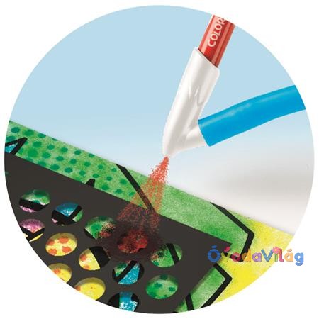 Fújós filctoll készlet MAPED CREATIV, "Blow pen Art" csíkozás