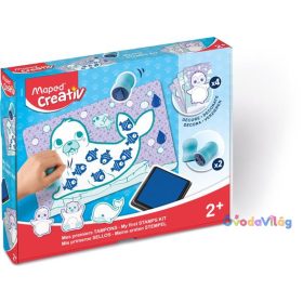   Kreatív készségfejlesztő készlet, MAPED CREATIV, "Early age", nyomdavilág