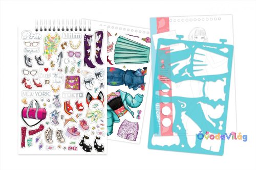 Make It Real Divattervező vázlatfüzet Városi divat