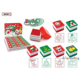 Karácsonyi nyomda 6 féle négyszög alakú